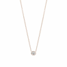 Collar Plata Rosa