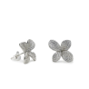 Pendientes Plata Flor Circonitas
