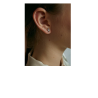 Pendientes Plata Pequeños con Circonita Blanca Mujer Lineargent 14206-A