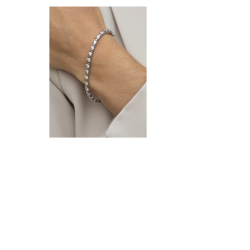 Pulsera rivière de plata...