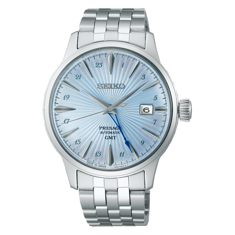 Reloj Seiko Presage Automático GMT SSK037J1 Hombre Acero Inoxidable