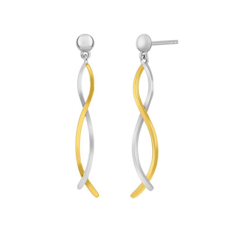Pendientes Marea Plata D04101/an