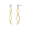 Pendientes Marea Plata D04101/an