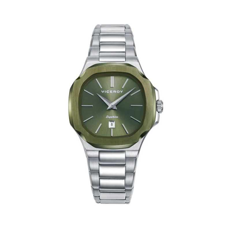 Reloj Viceroy Mujer 45110-67 Laura Escanes Acero Bicolor Verde Zafiro 100 m
