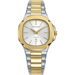 Reloj Viceroy Mujer 45110-87 Laura Escanes Bicolor Dorado y Plateado con Zafiro 32 mm