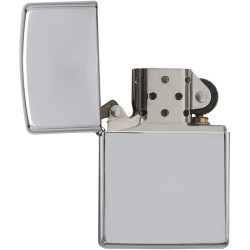 Encendedor Zippo High Polish Chrome 250 Cromo Pulido Alto Brillo