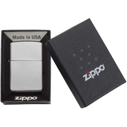 Encendedor Zippo High Polish Chrome 250 Cromo Pulido Alto Brillo