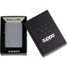 Encendedor Zippo Flat Grey 49452 Gris Plano a Prueba de Viento Original