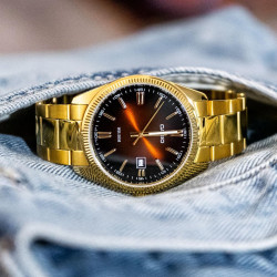 Reloj Casio Hombre MTP-1302PGC-5AV Dorado con Fecha Acero Inoxidable