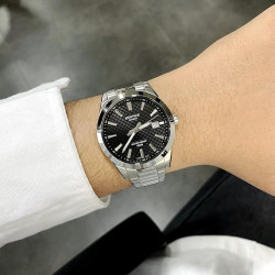 Reloj Casio Edifice EFV-160D-1AVEF Hombre Acero Negro 10 ATM