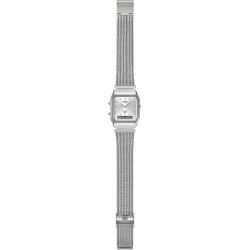 Reloj Casio AQ-230EM-7AE Plateado Analógico-Digital con Esfera Gris