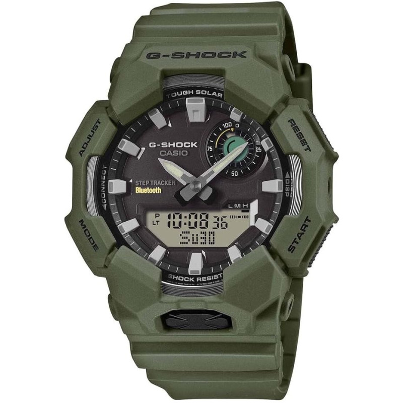 Reloj Solar Casio GA-B010 Analógico-Digital con Contador de Pasos y Bluetooth
