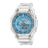 Reloj G-Shock GA-2100BM-7A2ER Carbon Core Guard Blanco – 20 Bar, Cronómetro y Hora Mundial