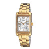 Reloj Casio Mujer Dorado Rectangular LTP-1234PG-7A – Elegancia Clásica