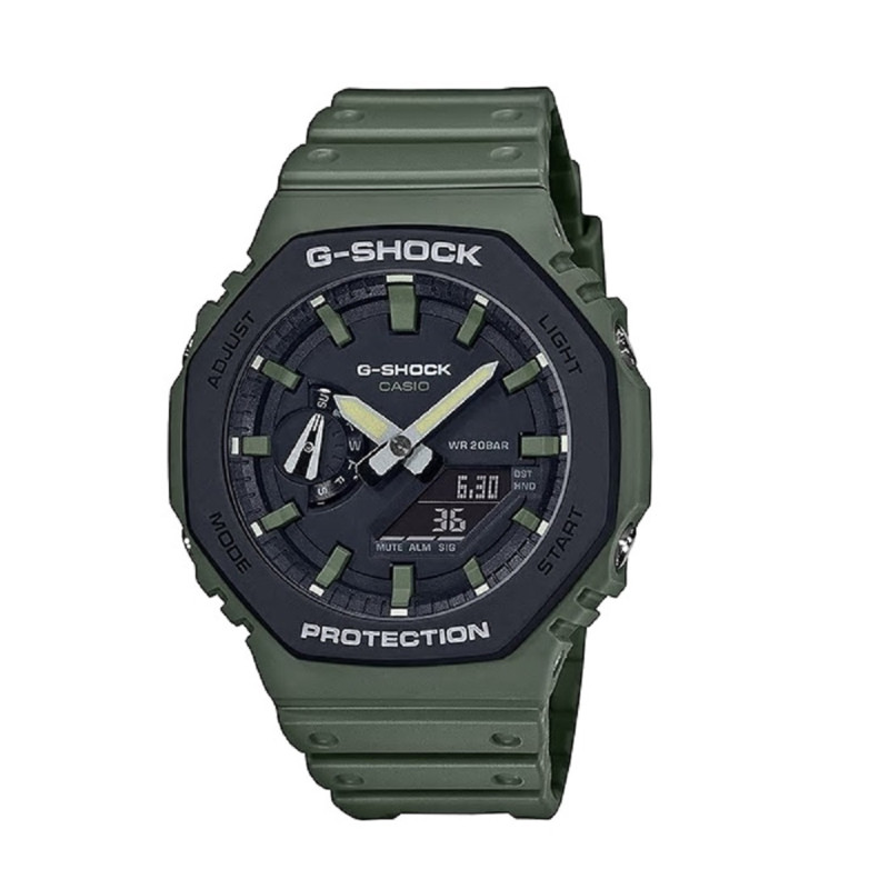 Casio Reloj Analógico-Digital para de los Hombres de Cuarzo con Correa en Resina Ga-2110su-3aer