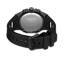 Set Police Batman Hombre: Reloj Crusader Cronógrafo Multifunción 46 mm + Pulsera Batarang 2.0 Negra 5 ATM Pewgq0089901