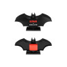 Set Police Batman Hombre: Reloj Crusader Cronógrafo Multifunción 46 mm + Pulsera Batarang 2.0 Negra 5 ATM Pewgq0089901