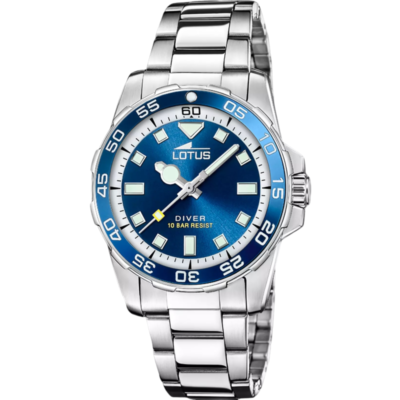 Reloj Lotus Trendy 18936/5 Azul Acero Inox 36,8 mm Cuarzo Miyota 10 ATM