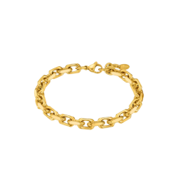 Set 2GETHER 19013/1 Mujer Nácar Oval 25,7 mm Acero Dorado + Pulsera Cuarzo Miyota 5 ATM