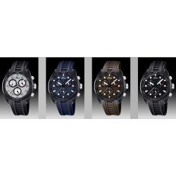 Correa Caucho Roja Franja Negra Lotus Original 18159