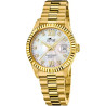 Reloj Lotus Mujer 18932/1 Freedom Dorado Acero Inox 316L Cuarzo Calendario Cristal Mineral 10 ATM