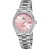 Reloj Lotus Mujer 18930/2 Freedom Plateado Acero Inox 316L Cuarzo Calendario Cristal Mineral 10 ATM