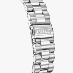 Reloj Lotus Mujer 18930/2 Freedom Plateado Acero Inox 316L Cuarzo Calendario Cristal Mineral 10 ATM