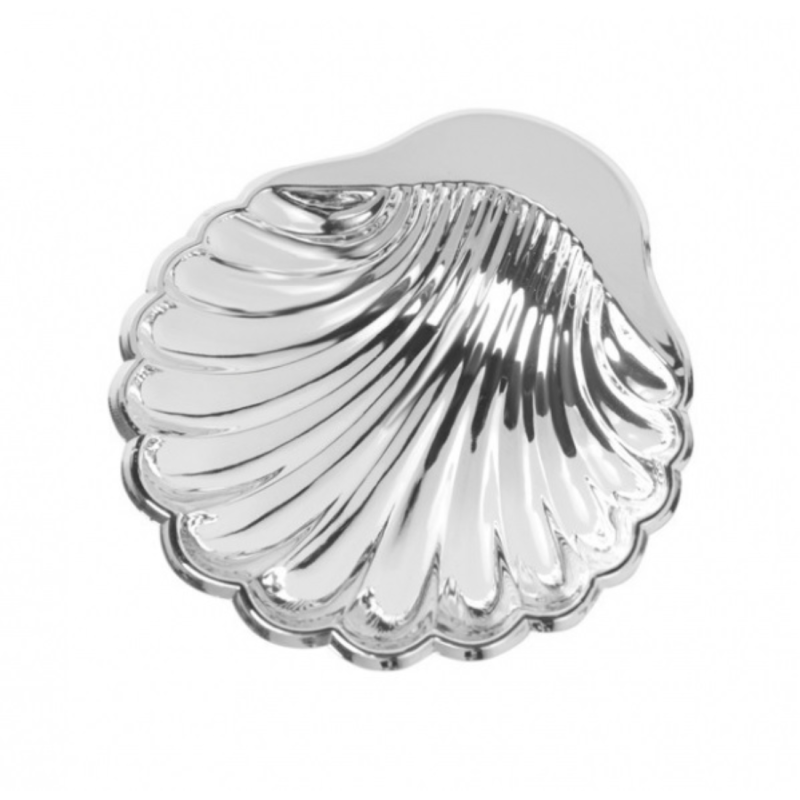 Concha de Bautismo Portuguesa 9x9 cm Plata de Ley 925 (Conchas Bautismales)