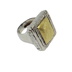 Sortija plata 1 ley Duran...