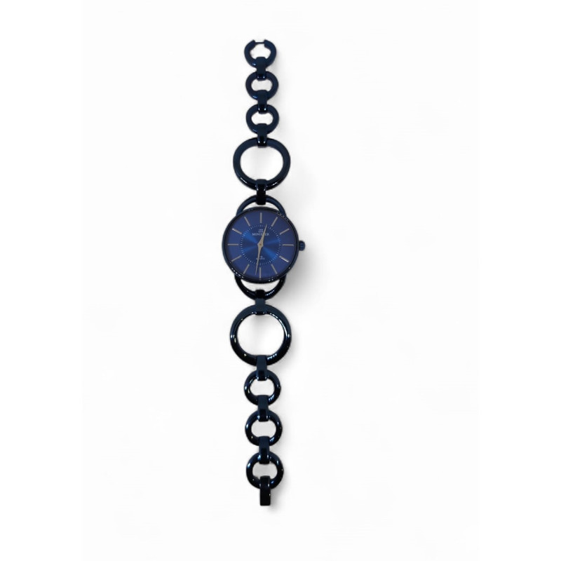 Reloj Minister Mujer Acero IP Azul 9023 con Números Indices – 3 ATMl 9023