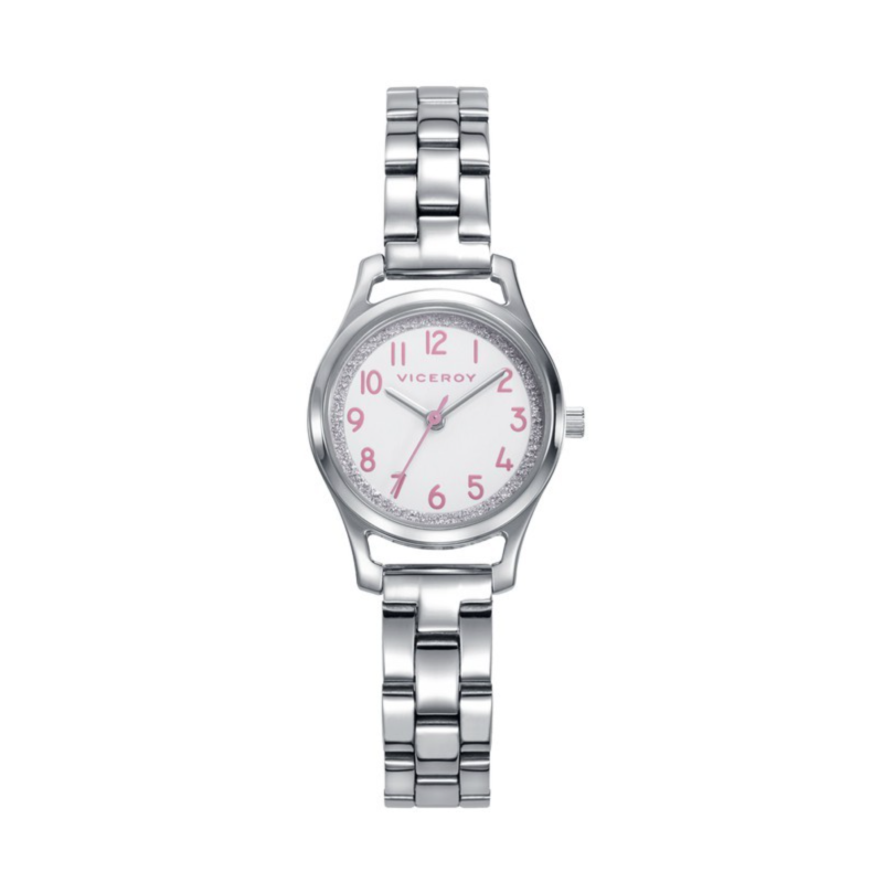 Pack Reloj Viceroy Niña 401258-04 Sweet + Pulsera Actividad Blanca | Comunión