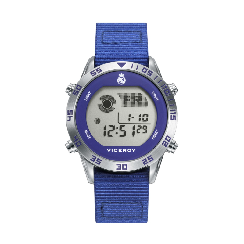 Reloj Niño Viceroy Real Madrid 41107-30 Digital Acero con Correa Nylon Azul 37 mm 100 m