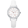 Reloj Niña Viceroy Acero 28 mm Correa Blanca + Pulsera Plata 1ª Ley Corazón Rosa – 30 m Cuarzo