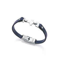 Reloj Viceroy Niño Cronógrafo 401477-04 Acero Esfera Blanca 37 mm 50 m + Pulsera Cruz Regalo