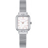 Reloj Viceroy Niña 401322-05 Acero Cuadrado Esfera Blanca Malla Acero 20,5x30 mm 30 m