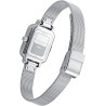 Reloj Viceroy Niña 401322-05 Acero Cuadrado Esfera Blanca Malla Acero 20,5x30 mm 30 m