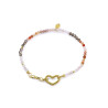 Pulsera Viceroy Mujer 13262P100-94 Plata 1ª Ley Baño Oro con Piedras Multicolor 17,5+2 cm