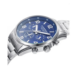 Reloj Magnum Hombre Cronógrafo 401017-35 Acero Esfera Azul 40 mm 100 m