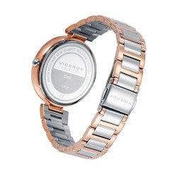 Reloj Viceroy Mujer 42428-73 Acero Bicolor IP Rosa Esfera Rosada 35 mm 50 m