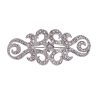 Broche Mantilla Goldie 2535 Plateado con Cristal 7 x 3,2 cm