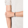 Pulsera Viceroy Magnum Acero y piel trenzada 15108p01011