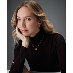 Collar Viceroy Mujer 2353C100-30 Plata 1ª Ley Baño Oro con Circonitas 42+3 cm