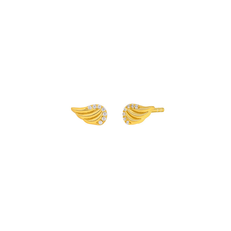 Pendientes Plata Dorada Marea D03301/ay