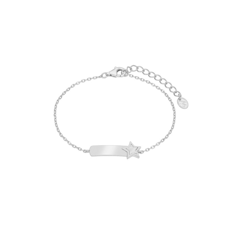 Esclava Plata Niña estrella nacar Marea D03303/bl