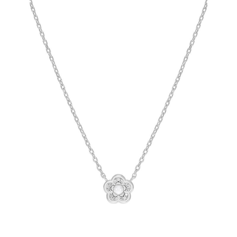 Collar Niña Plata Perla Marea D03307/bi