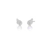 Pendientes Plata Perla Alas Niña Marea D03301/bu