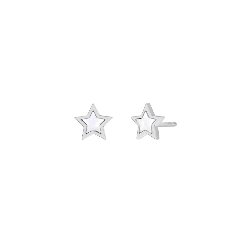 Pendientes Marea Estrella Nacar Niña D03301/cc