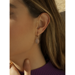 Pendientes Plata Rosa Mujer...