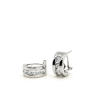 Pendientes Plata Circonitas Mujer Cierre Omega Pinza Lineargent 9234-A