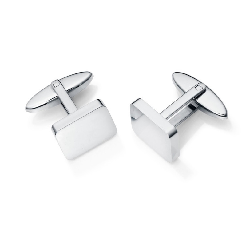Gemelos Viceroy Hombre 14020G01000 Acero Tipo Placa Plateado Personalizable